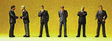 Pedestrians -- Businessmen Standing