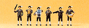Bavarian Musicians -- Set #1 pkg(6)