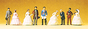 Old-Time Figures - King Ludwig the II of Bavaria w/Royal Party