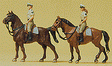 People Working -- German Mounted Police In Summer Uniform