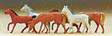 Animals -- Assorted Horses pkg(6)