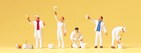 Working People -- Painters w/Accessories pkg(5)