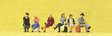 Pedestrians -- Seated Travellers pkg(6)