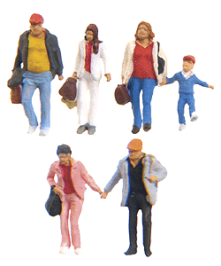 Pedestrians -- Walking Travellers #3 pkg(6)