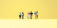 Pedestrians -- Couples & Dog pkg(6)