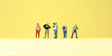 Pedestrians -- Railfans pkg(5)