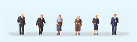 Pedestrians -- Churchgoers (Set #1) pkg(6)