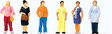 Pedestrians -- Standing Women pkg(6)