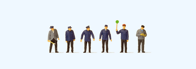 Era III German Federal Railway Personnel -- pkg(6)