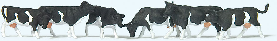 Black & White Cows -- pkg(6)
