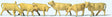 Light Brown Cows -- pkg(6)