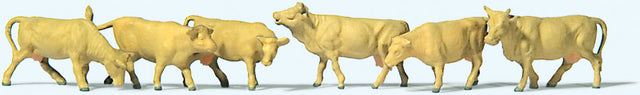 Light Brown Cows -- pkg(6)