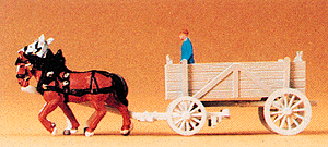 Horse-Drawn Wagon -- Ore