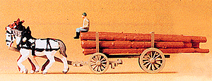 Horse-Drawn Wagon -- Log