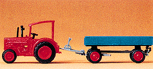 Farm Machinery -- Hanomag Tractor w/Wagon
