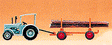 Farm Machinery -- Hanomag w/Log Trailer