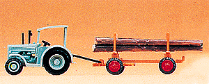 Farm Machinery -- Hanomag w/Log Trailer
