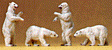 Animals -- Polar Bears pkg(4)