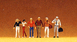 Pedestrians - 1/200 Scale -- People Walking pkg(6)