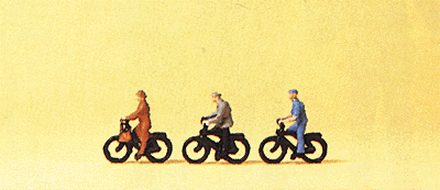 Pedestrians (1:200) -- People Riding Bicycles