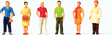Pedestrians -- Standing Women pkg(6)