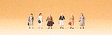 Pedestrians -- Females Walking pkg(6)