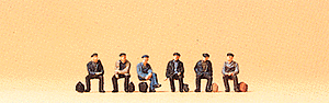 Travelers -- Seated Industrial Workers