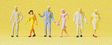Pedestrians -- Passers-by #1