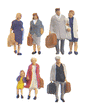 Pedestrians -- Travellers pkg(7)