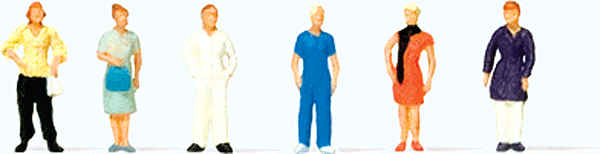 Pedestrians -- Standing Women pkg(6)
