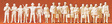 Workers/Passengers 1:400 -- Airline Personel & Travelers - Undpainted