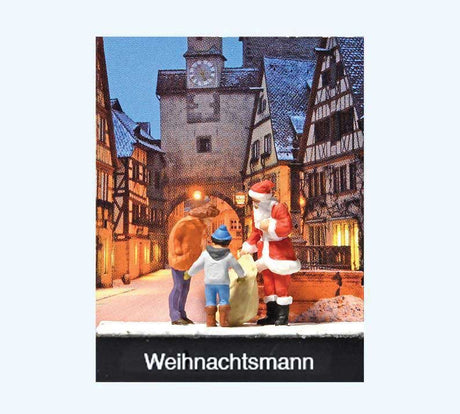 Santa Claus/Father Christmas w/Man and Boy