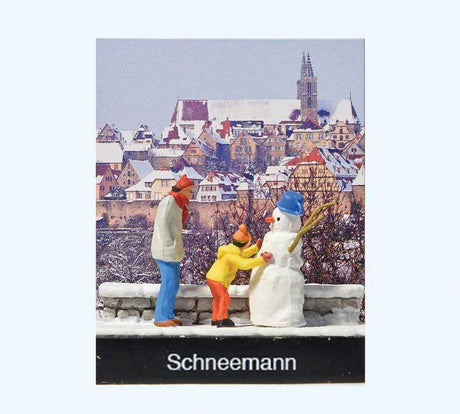 Snowman w/Man and Boy