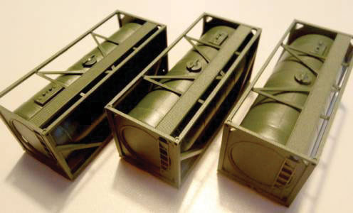 20' Tank Container - Kit - Armour 87 -- Green