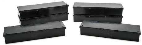 Plastic Utility Box -- Various Colors 7/8 x 1-5/8 x 6"  2.2 x 4.1 x 15.2cm ipkg(6)