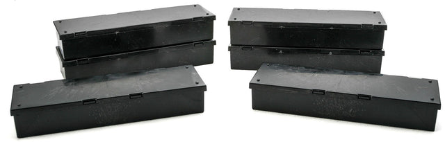 Plastic Utility Box -- Various Colors 7/8 x 1-5/8 x 6"  2.2 x 4.1 x 15.2cm ipkg(6)