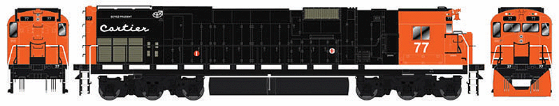 Executive Line Diesel Alco C636 - Standard DC -- Quebec Cartier Mining #78