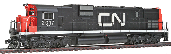 MLW/Alco C-630M - Standard DC - Executive Line -- Canadian National #2017 (As-Delivered, black, white, red, Large Noodle on Ho
