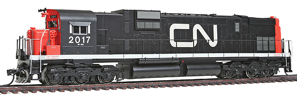 Executive Line Diesel MLW/Alco C-630M No Dynamics - Tsunami Sound & DCC Equipp -- Canadian National #2017 (As-Delivered, black, white, red, Large Noodle on Ho
