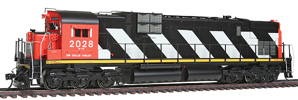Executive Line Diesel MLW/Alco C-630M No Dynamics - Tsunami Sound & DCC Equipp -- Cape Breton & Central Nova Scotia #2028 Sir Collie Varley (ex-CN Stripes)