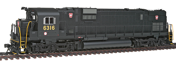 Alco C630 - Tri-Mount Trucks w/Tsunami Sound & DCC - Executive Line -- Pennsylvania Railroad #6316 (Brunswick Green, Small Logos)