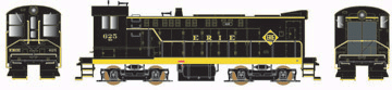 Baldwin S12 - Standard DC - Executive Line -- Erie #617 (black, yellow Full Sill Stripe)