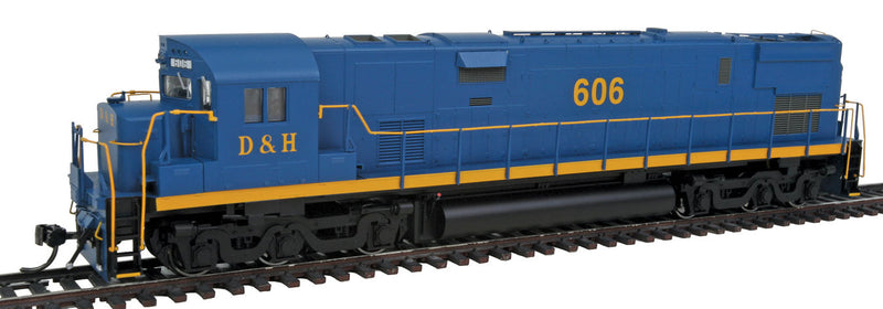 Alco C628 w/LokSound & DCC - Executive Line -- Delaware & Hudson #606 (Simplified Mexican NdeM Lease Scheme, blue, yellow)