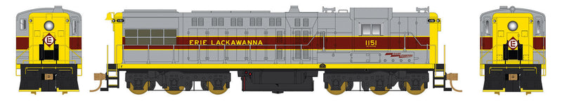 Baldwin DRS-6-6-1500 w/LokSound & DCC - Executive Line -- Erie Lackawanna #1151 (gray, maroon, yellow)