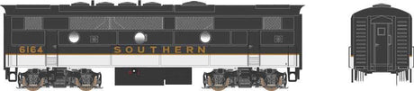 EMD F7B w/LokSound & DCC - Executive Line -- Southern Railway #6164 (Tuxedo, black, white)