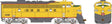 EMD F9AM Rebuild w/Large Branch Line Snowplow - Standard DC - Executive Line -- Rock Island #4168 (Ex-UP, Armour Yellow, gray)