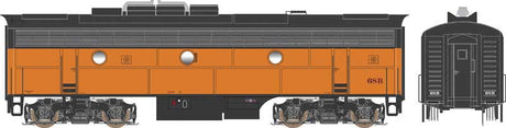 EMD F7B w/LokSound & DCC - Executive Line -- Milwaukee Road #68B (orange, black)