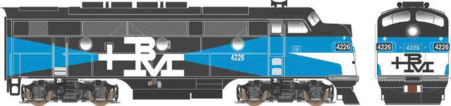 EMD F3A Phase 1 w/LokSound & DCC - Executive Line -- Boston & Maine #4226 (black, blue, white, Alternate B&M Design)
