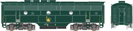 EMD F3B Phase 2 - Standard DC - Executive Line -- Central Railroad of New Jersey # E (Sea Green, yellow Liberty Logo)