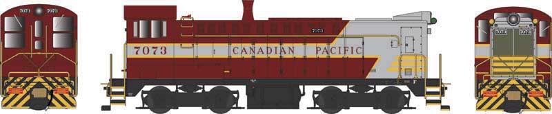 Baldwin DS 4-4-1000 - Standard DC - Executive Line -- Canadian Pacific 7073 (gray, maroon)